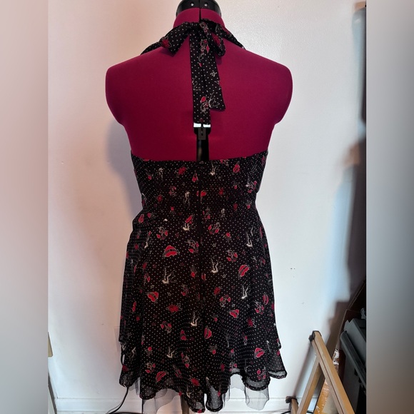 Hell Bunny Rockabilly Halter Dress - Picture 2 of 3